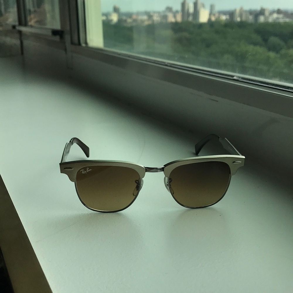 Ray-ban clubmaster polarized aluminum